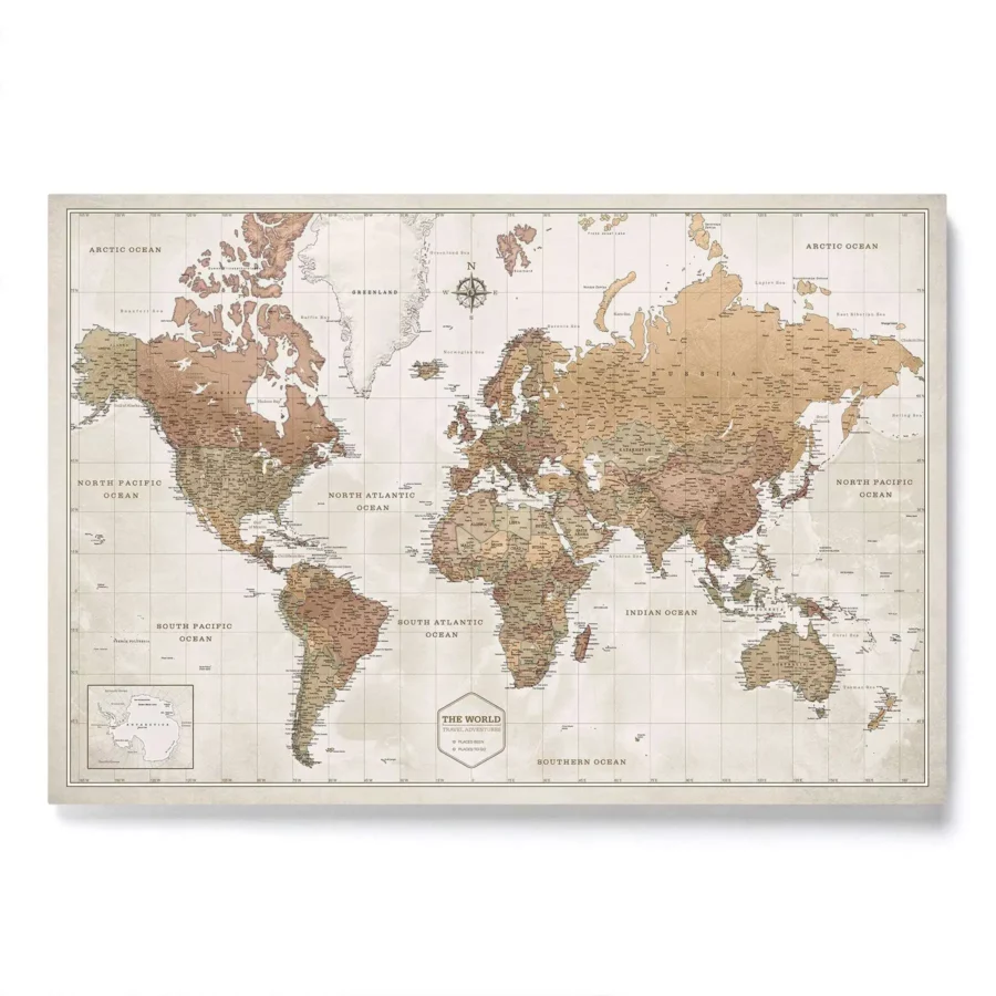 Cream Multicolor canvascale map