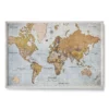 Gold-Yellow Safari canvascale map