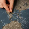 Sea Tide push pin map cork