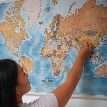 push pin map travelers